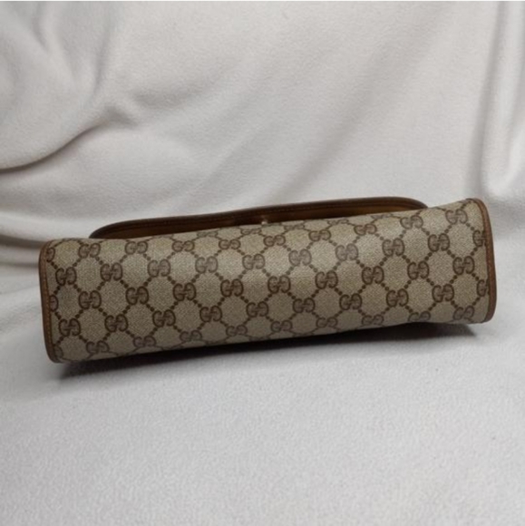 Authentic Vintage Gucci GG Monogram Supreme Sherry Web Ophidia Clutch Bag - Picture 6 of 11